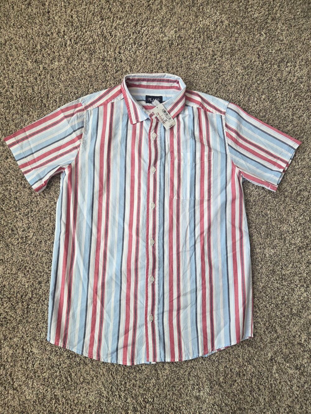 NWT The Children's Place Boys size 16 Button Down Shirt
